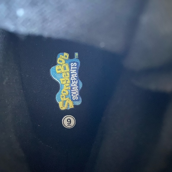 SPONGEBOB SQUAREPANTS Women’s Black and Yellow Paint Splatter Boots Size 9 - Picture 11 of 11